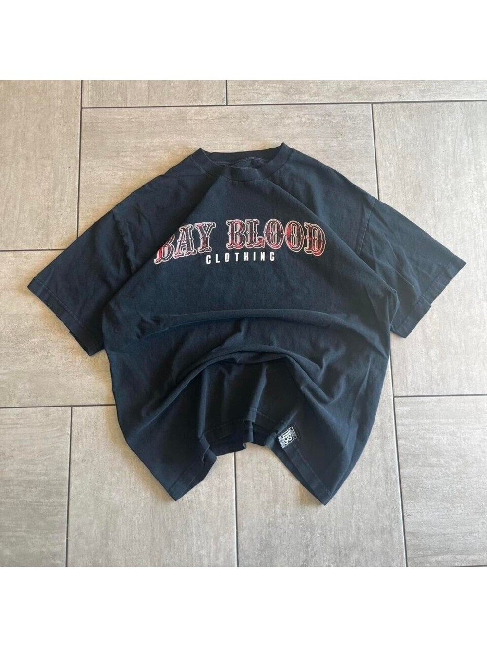 Bay Blood Clothing XL Crewneck Logo Tee